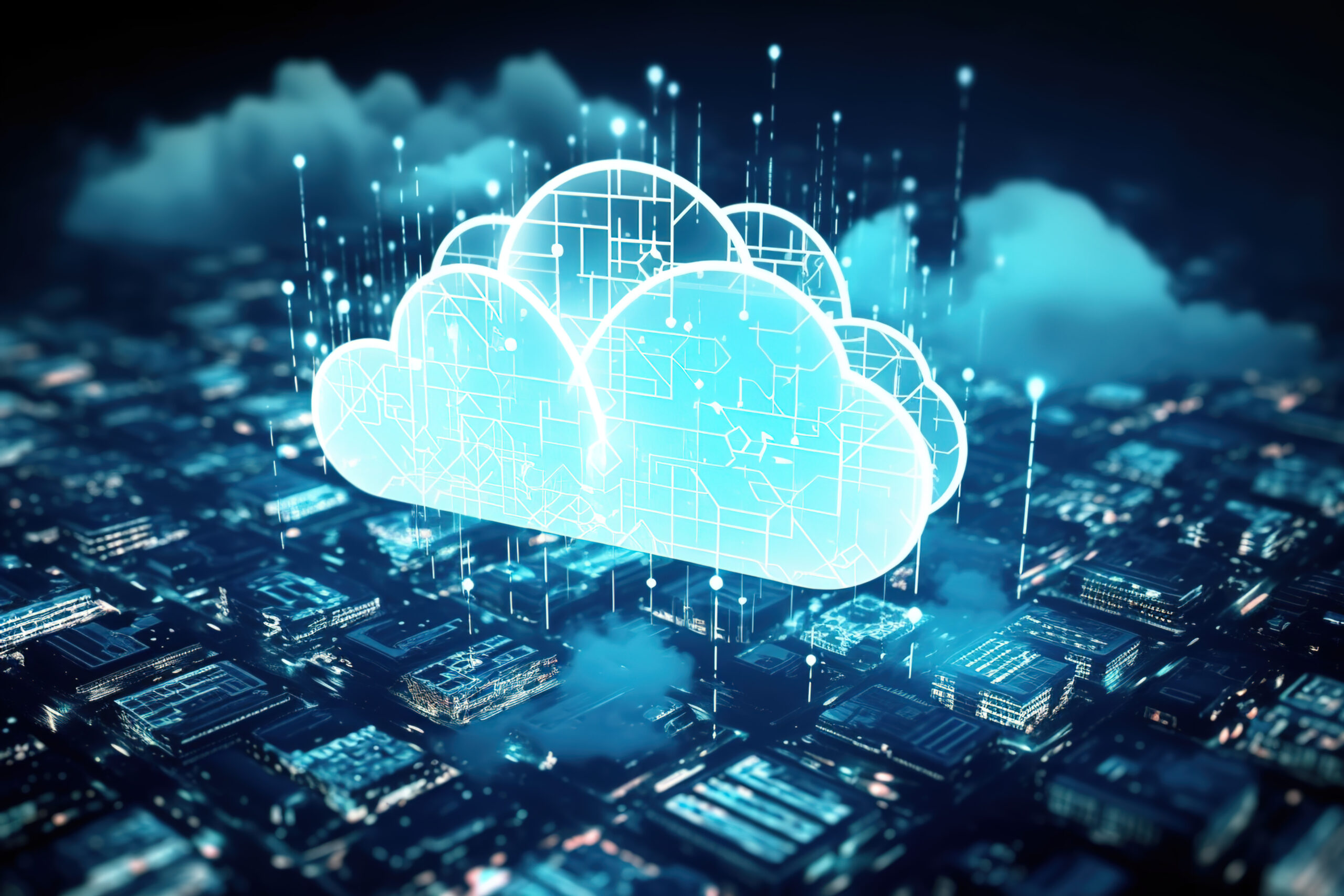 Cloud Networking, Automation, Cloud Managed, AI Generated Art fo Cloud Networking Image